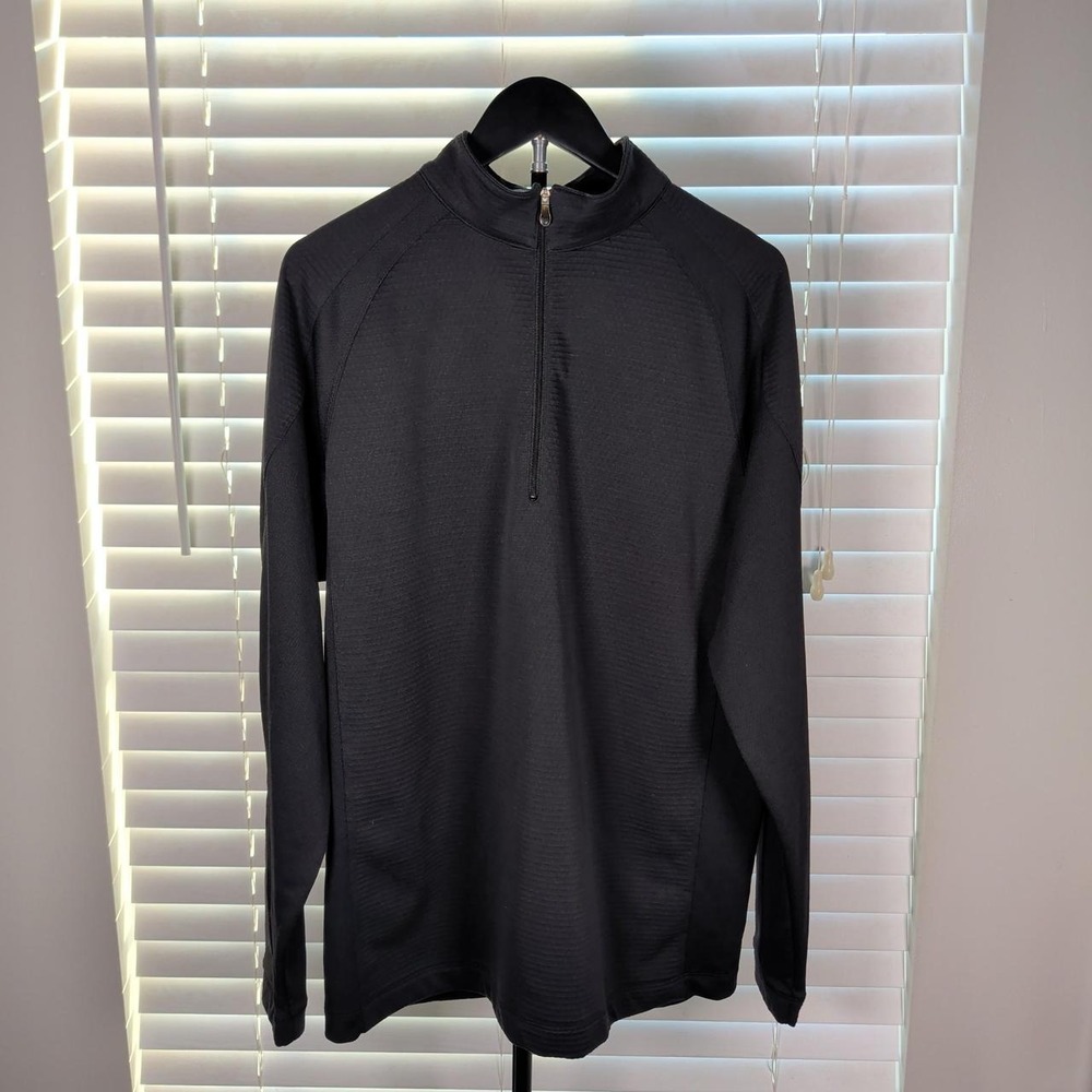 Nike Golf Black Therma-FIT Quarter Zip Men's Large